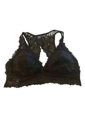 Women’s NWOT Aiden’s Black Lace Lightly Bralette